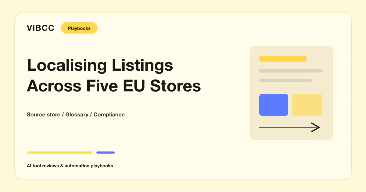 Localising Marketplace Listings Across Five European Stores