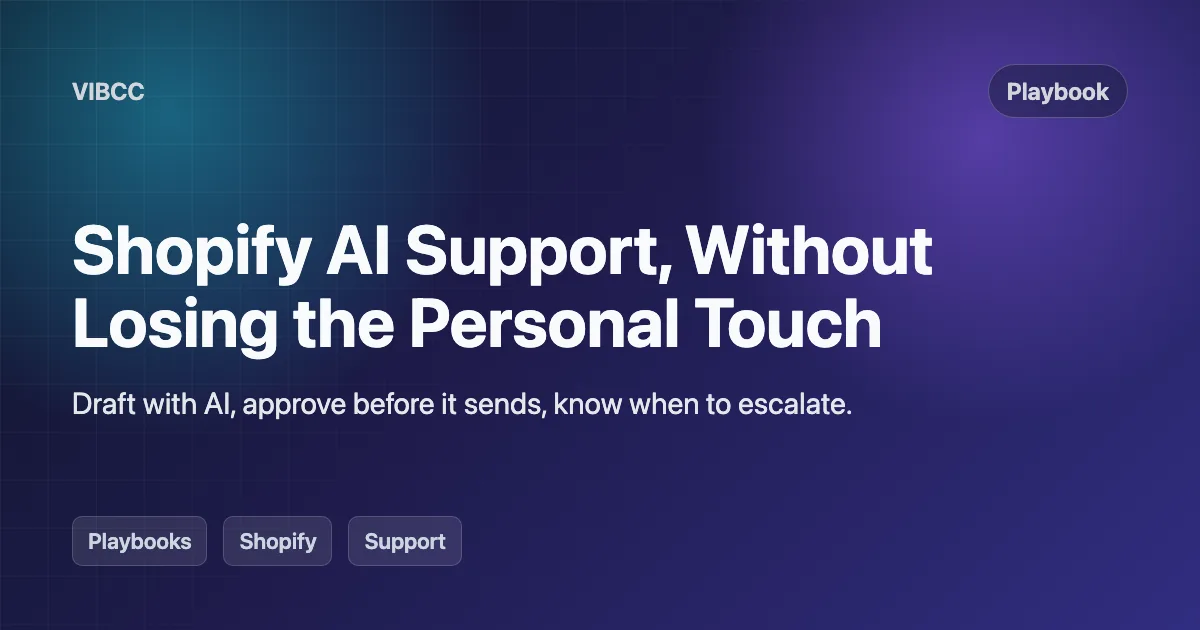 How Small Shopify Teams Automate Customer Support with AI (Without Losing the Personal Touch)